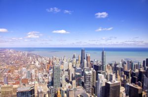 Photographs of Chicago city skyline | Slip & Fall Accidents | Vinkler Law Offices